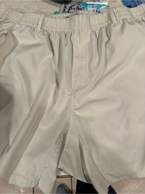 Men's local boy outfitters Athletic Cream pull on Shorts